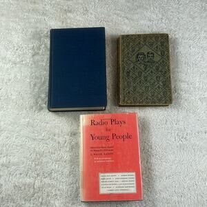Vintage Plays Radio Plays for Young people Walter Hackett 1968 book bundle 3